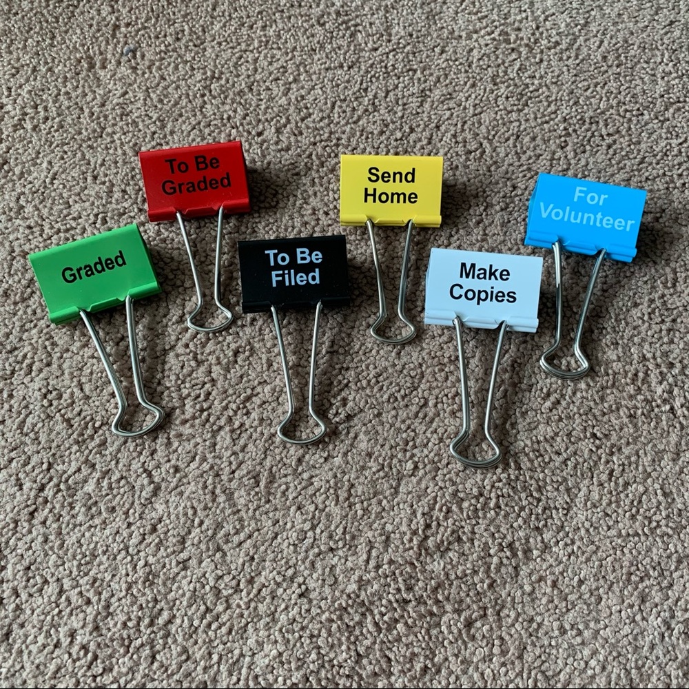 Lakeshore Learning Teacher Task Clips - Set of 6
